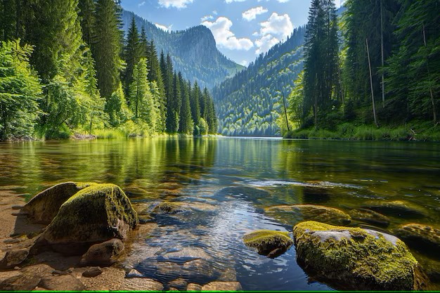 beautiful-summer-mountain-river-nature-scenery-wallpaper-ai-image_198067-156600